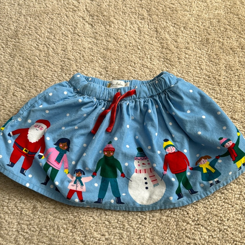 Mini Boden Holiday Skirt